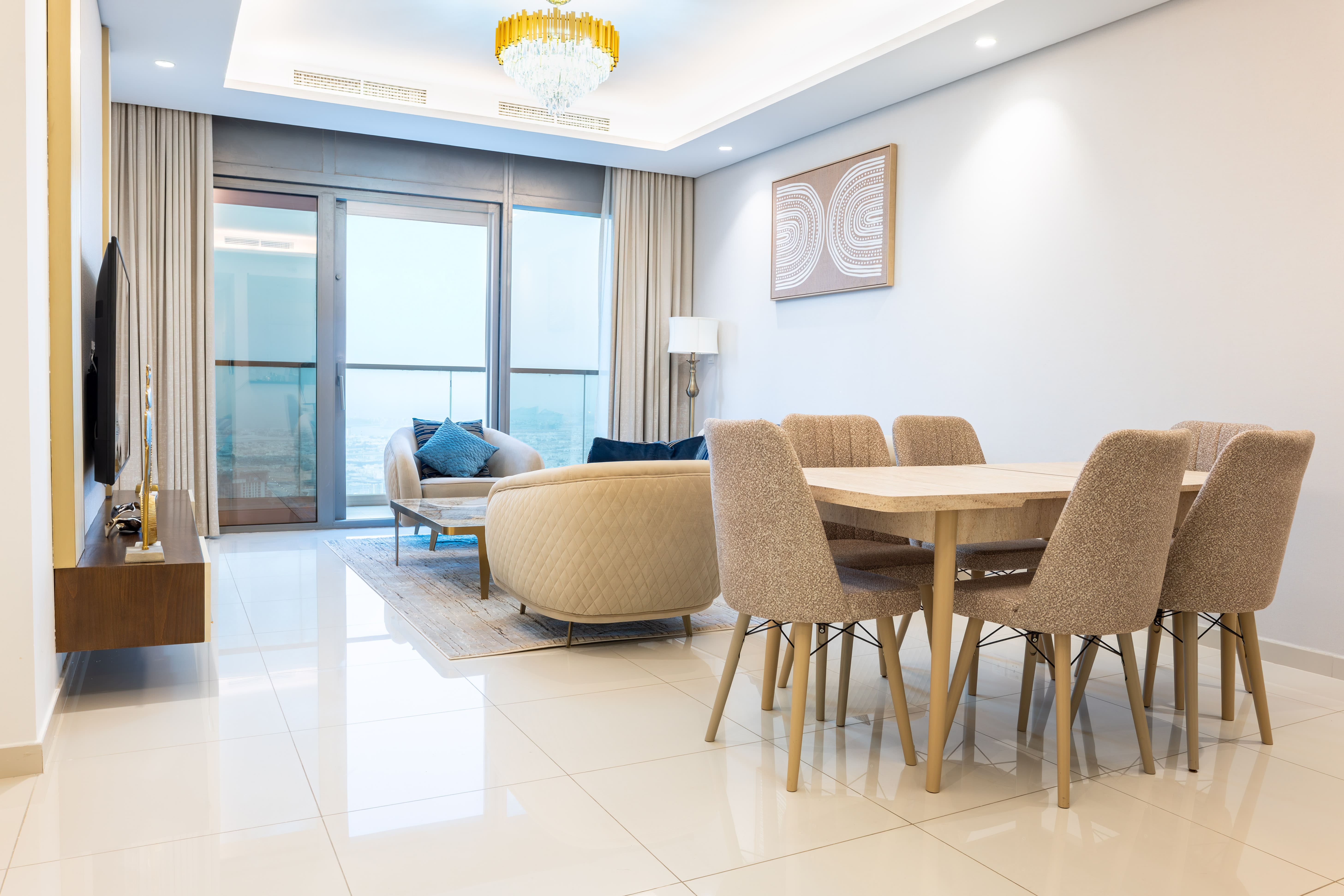 Modern 2BR W/ Full sea view + High floor